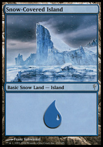 snow-covered island