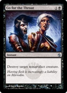 A good rule to follow in both life and EDH: Only murder things when you absolutely have to. 
